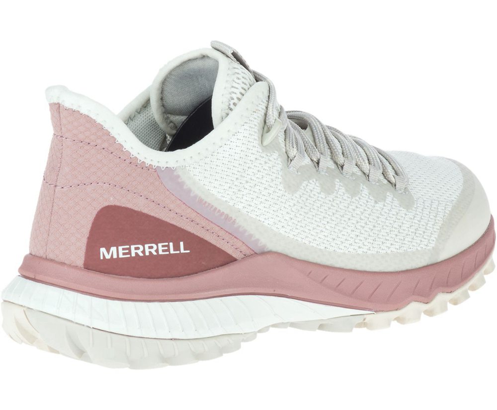 Merrell Hiking Shoes White/Pink - Bravada Waterproof - Womens 52QKZJSDY
